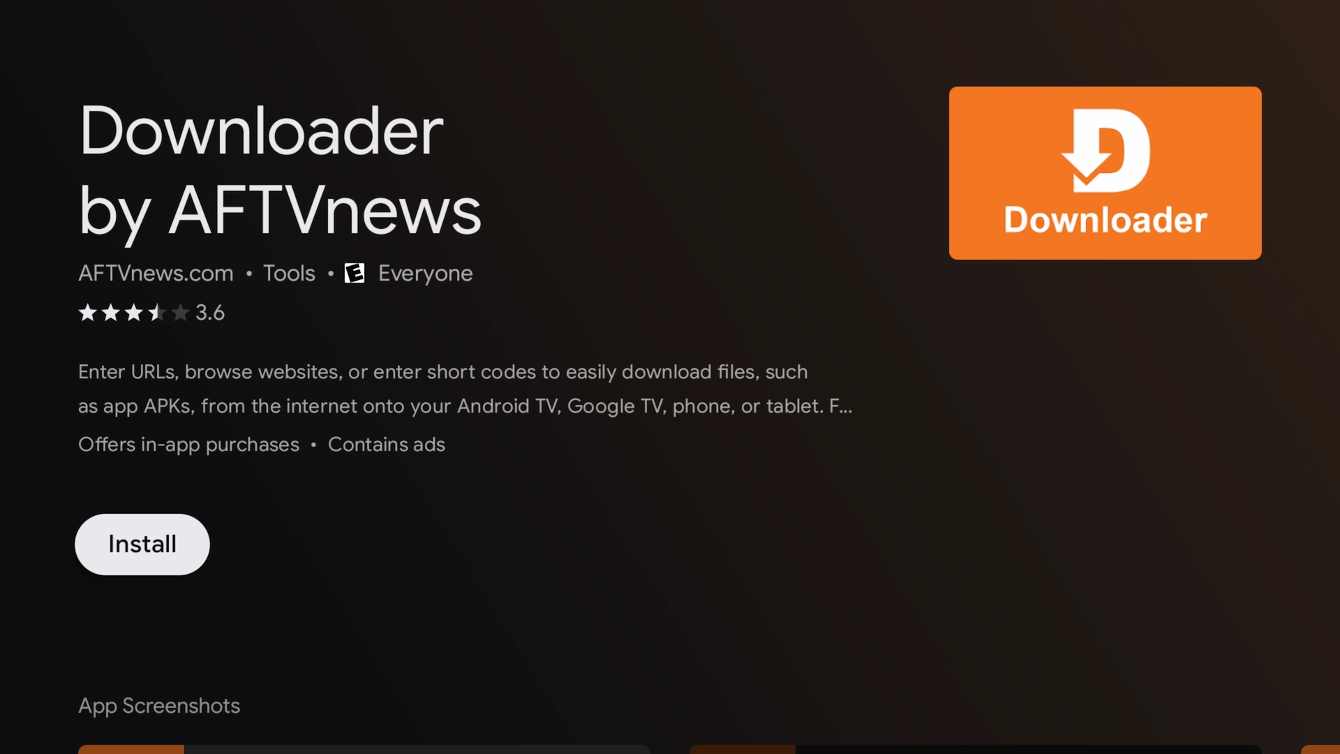 Downloader app highlighted in Amazon Appstore for sideloading TiviMate IPTV Player